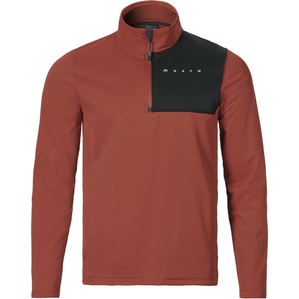 2026 Musto Mens Evo Thermal Lite Tech Fleece 84186 - Rust